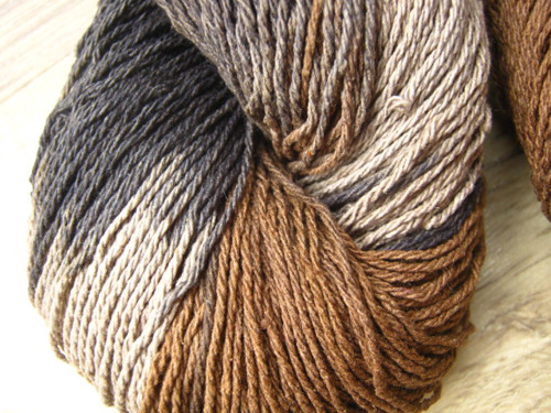 Buretové hedvábí 4mm - "Coffee" — foto 1