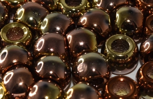 České korálky 12mm (5ks) - metal mix