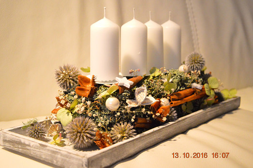 Adventní svícen do bíla — foto 1