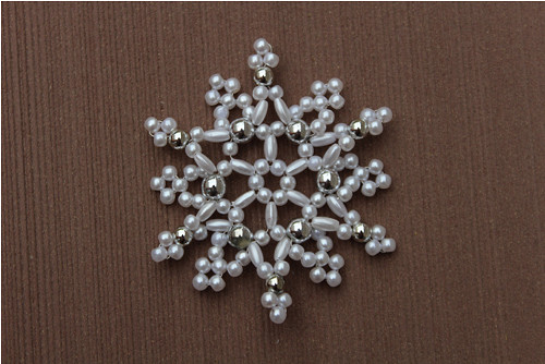Sněhová vločka - 6.5 cm — foto 1