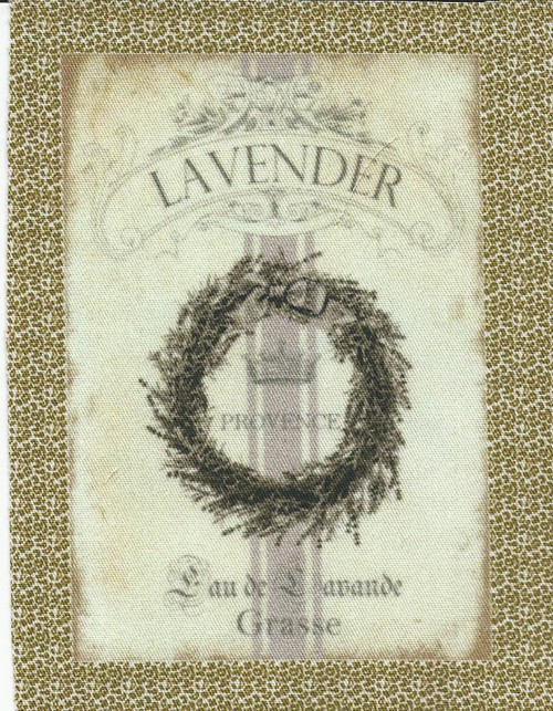 Bavlněná látka - panel 7,5 x 10,5 cm