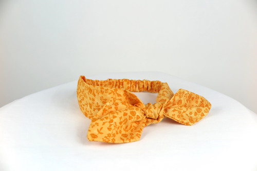 Čelenka s mašlí Yellow — foto 1