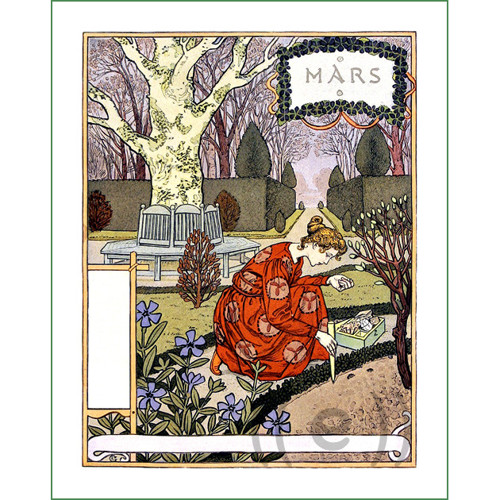 Látkový panel - Eugene Grasset (17) — foto 1