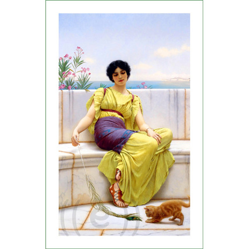 Obraz - John William Godward (4) (látkový panel) — foto 1