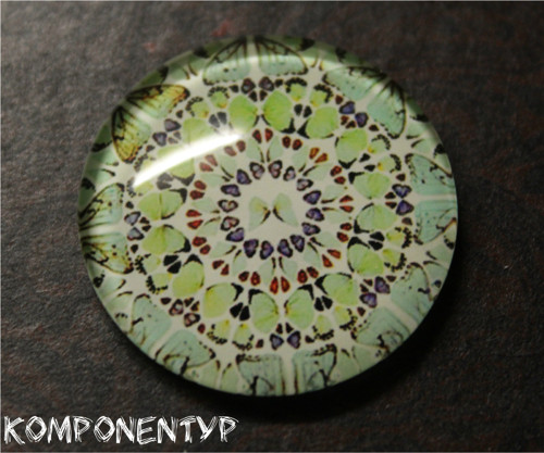 Kabošon "Mandala", 30 mm