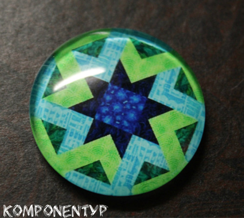 Kabošon "Mandala", 30 mm — foto 1