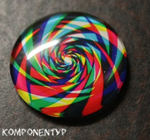 Kabošon "Mandala", 30 mm