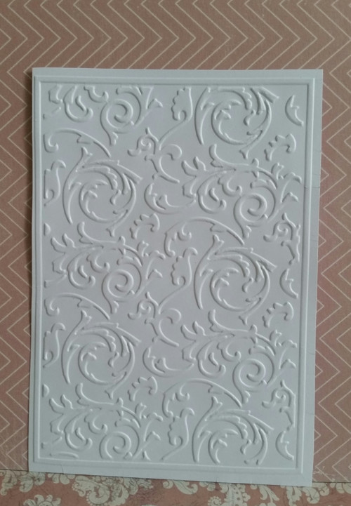 Embosovaná kartička ornamenty — foto 1