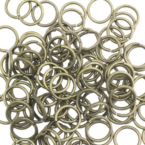 Spojovací kroužky bronz 7 mm - 100 ks