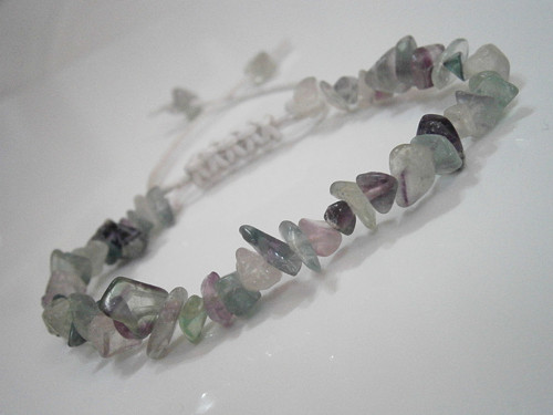 "Fluorit" - minerálový náramek (Unisex) — foto 1