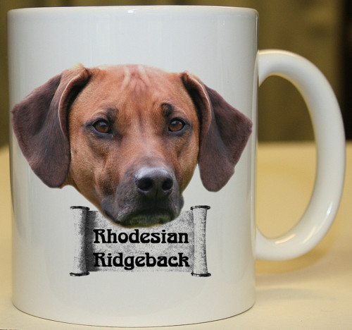 Hrneček s vypáleným obrázkem Rhodesian Ridgeback I