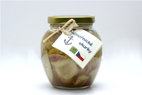 Námořnické okurky - okurky s cibulí 370ml