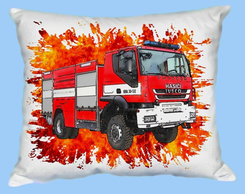 Polštářek , polštář , hasič IVECO TRAKKER 4x4 — foto 1