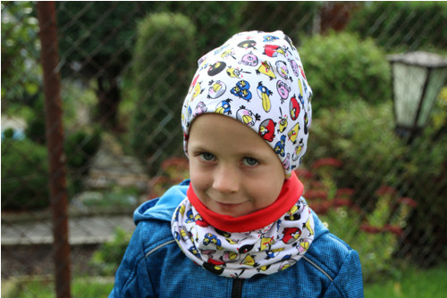 Oboustranný nákrčník tunel Angry birds