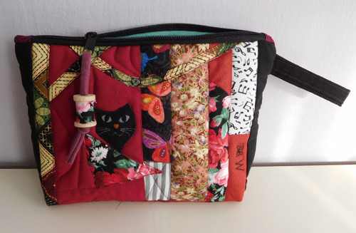 Crazy patchwork - taštička — foto 1