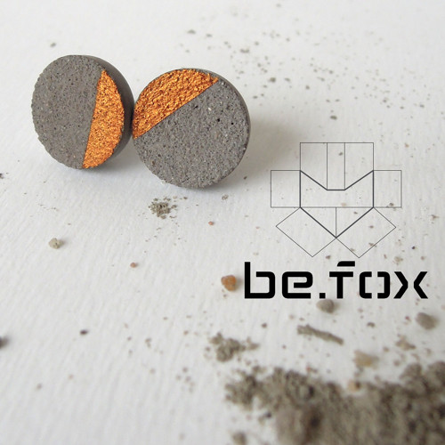 Betonové Náušnice Be.Fox — foto 1