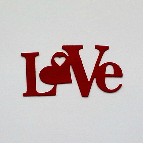 Nápis - Love (filc-plsť) — foto 1