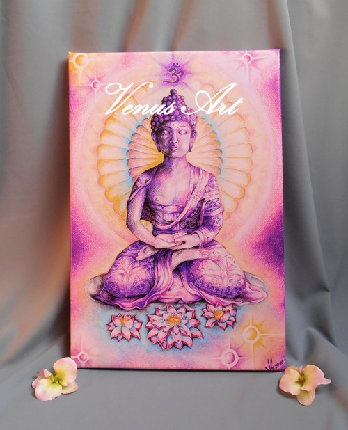 BUDDHA - 40x60cm plátno SLEVA30%