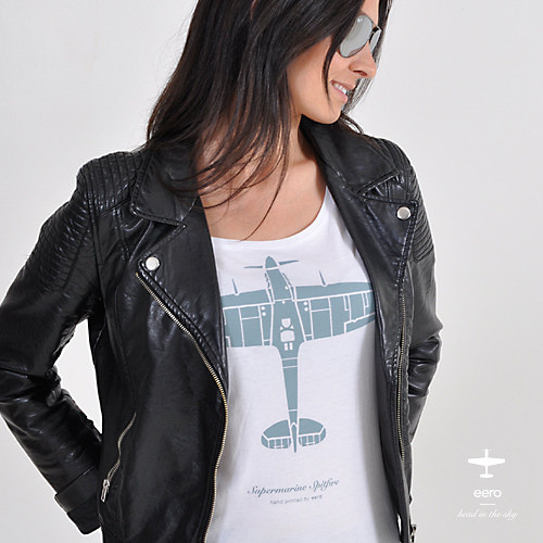 Supermarine spitfire gray women / tričko
