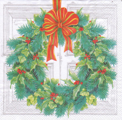 Ubrousek - adventní věnec