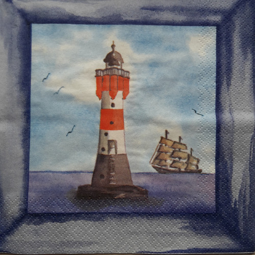 Ubrousek - maják 33x33cm
