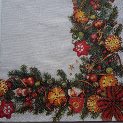 Ubrousek - vánoční 33x33cm