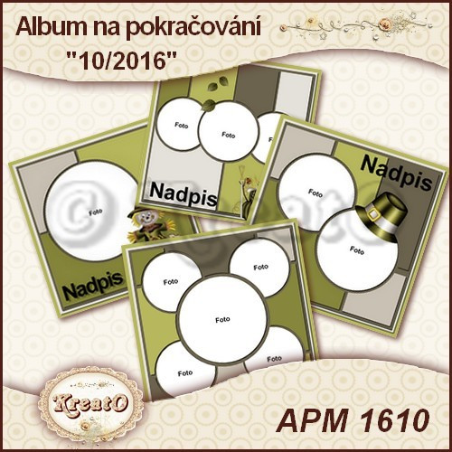 Album na pokračování 15x15cm - 10/2016