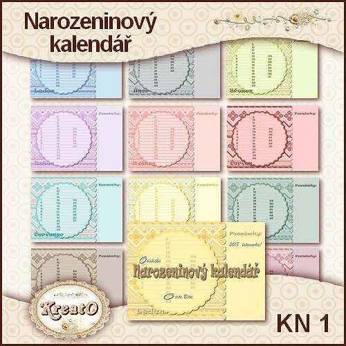 Narozeninový kalendář No.1