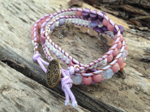 Macramé wrap náramek I. — foto 1
