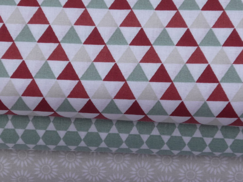 Les minis vert/rouge - Isocele STOF