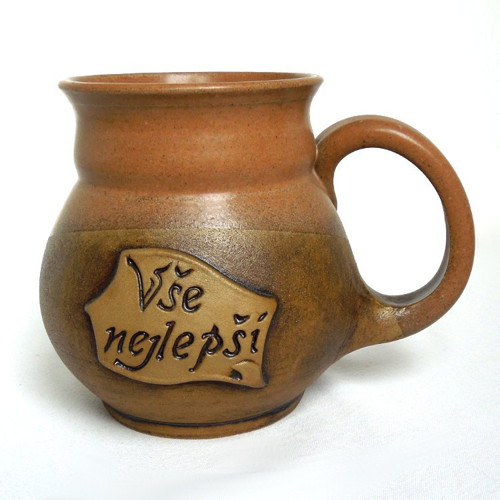 Korbel, džbánek, hrnek Vše nejlepší keramika 1/2 l