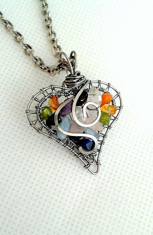 ČAKROVÉ SRDCE - amulet — foto 1