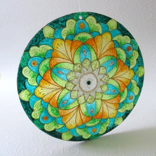 "S vůní divoké máty" - Autorská mandala — foto 1