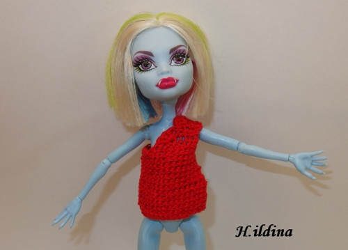 OBLEČEK na panenku MONSTER HIGH tílko, tričko