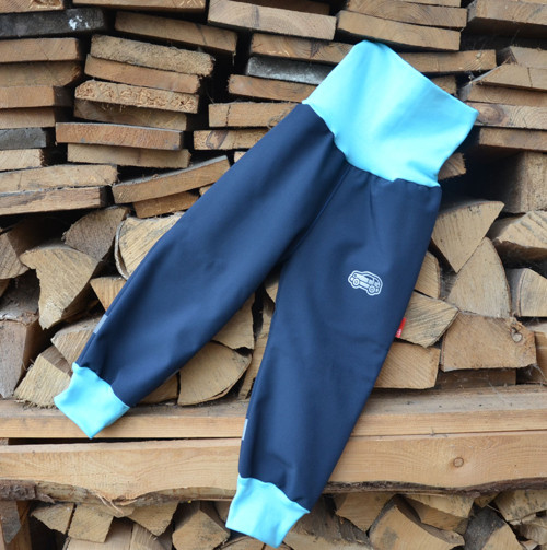 Softshell kalhoty BATOLE Temně modré 74 - 86+ — foto 1
