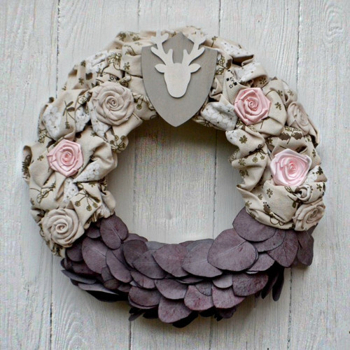 Věnec Eucalyptus shabby chic voňavý — foto 1