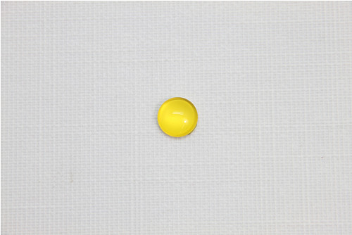 Čočka kulatá pr.8mm - žlutá (za 1ks)