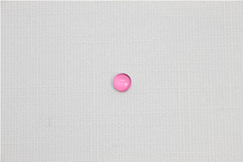 Čočka kulatá pr.8mm - růžová (za 1ks)