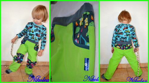Rostoucí Softshellové Kalhoty-Zateplené — foto 1