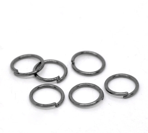 Kroužky/ gunmetal/ 7x0,7mm