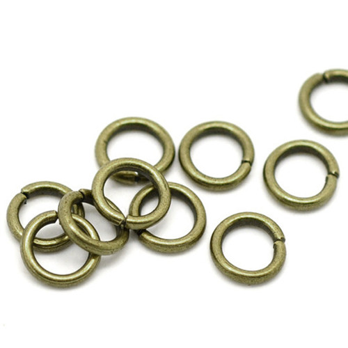 Kroužky/ ant.bronz/ 7mm, tl. 1,3mm — foto 1