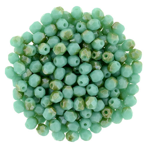 Ohňovky - Luster Lt.Champagne Turquoise, 3 mm