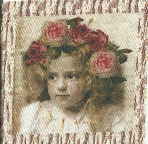 Bavlněná látka - panel 7,5 x 8 cm