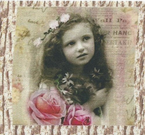 Bavlněná látka - panel 7,5 x 8 cm — foto 1