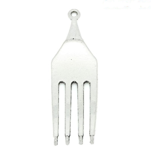 Vidlička/ ant.stříbro/ 60x18mm/ 1ks