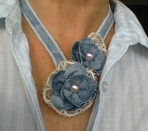 Náhrdelník - Jeans Chic — foto 1