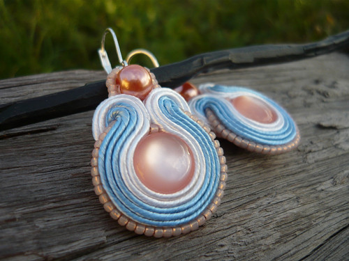 Soutache Náušnice Sweet Heaven — foto 1