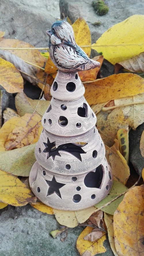 Adventní dekorace svítící stromeček — foto 1