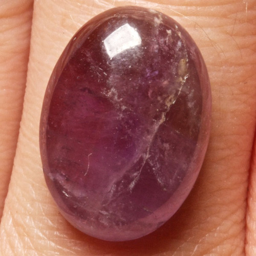 Ametyst- kabošon, 18x13 mm — foto 1