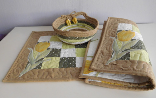 Žlutý tulipán - prostírka — foto 1